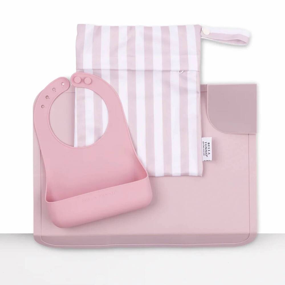 NEW BELLA TUNNO kids pack and go bundle bibs in magic meadow